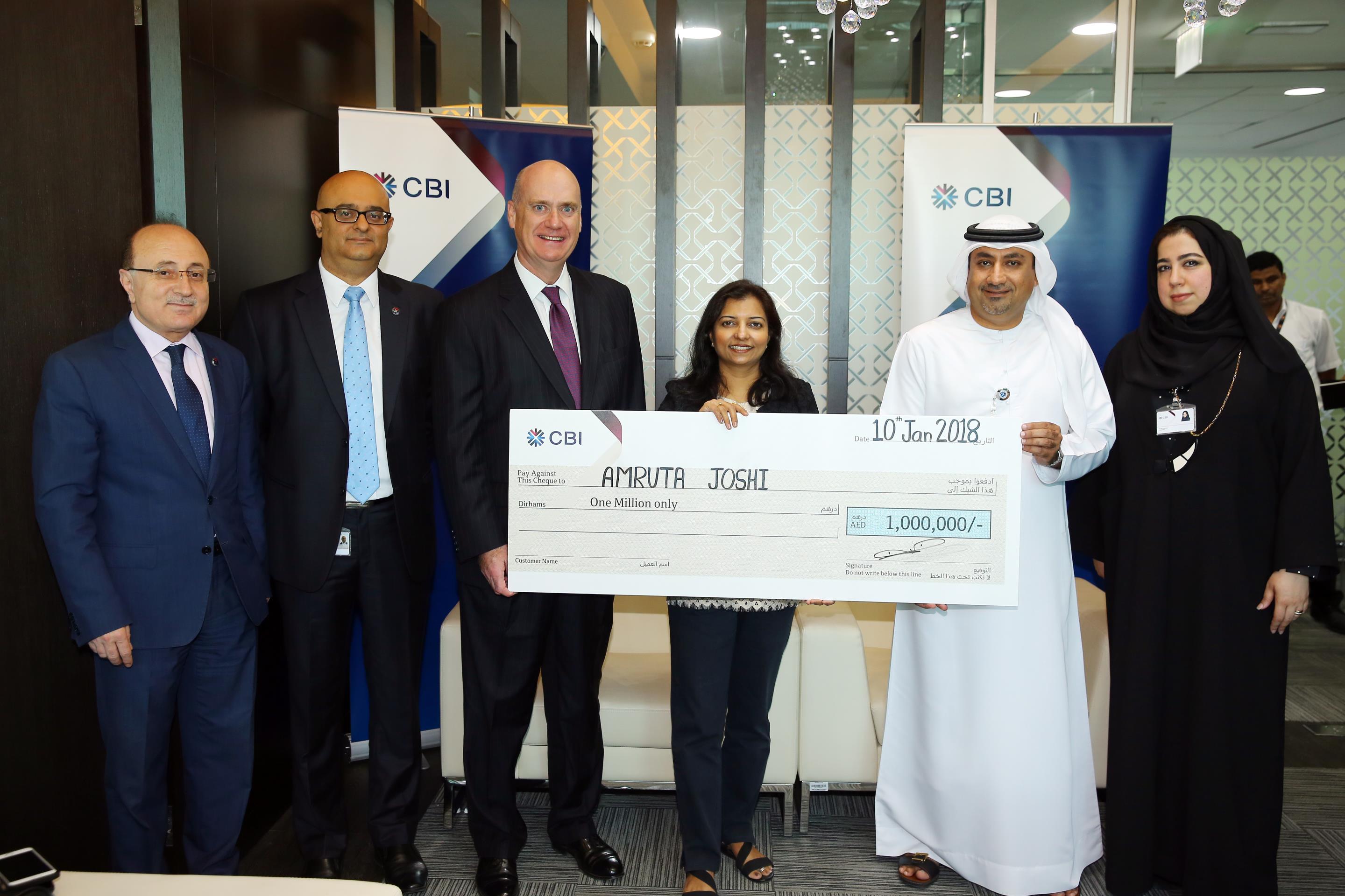 CBI Mabrook AED 1 million winner