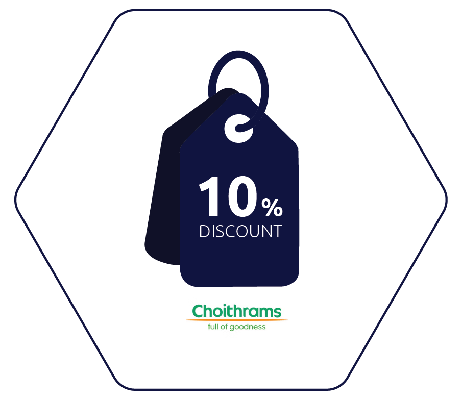 10% Discount on all your shopping with Choithrams